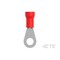 Te Connectivity Ring Terminal, 3/8 in Stud Size, 8 AWG, 600 V, Vinyl Insulated, Red 52291-1 - alternate 4